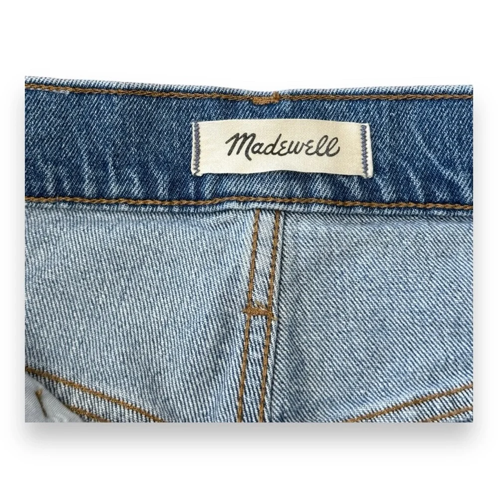 Madewell The Perfect Vintage Jean Denim Straight Leg Raw Hem Women’s Size 26 - Picture 11 of 11